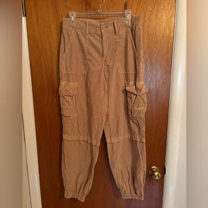 American Eagle Tan Corduroy Joggers